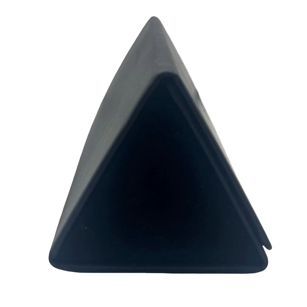 Police Sunglass Eyeglass Case Black Triangle Foldable‎ Logo